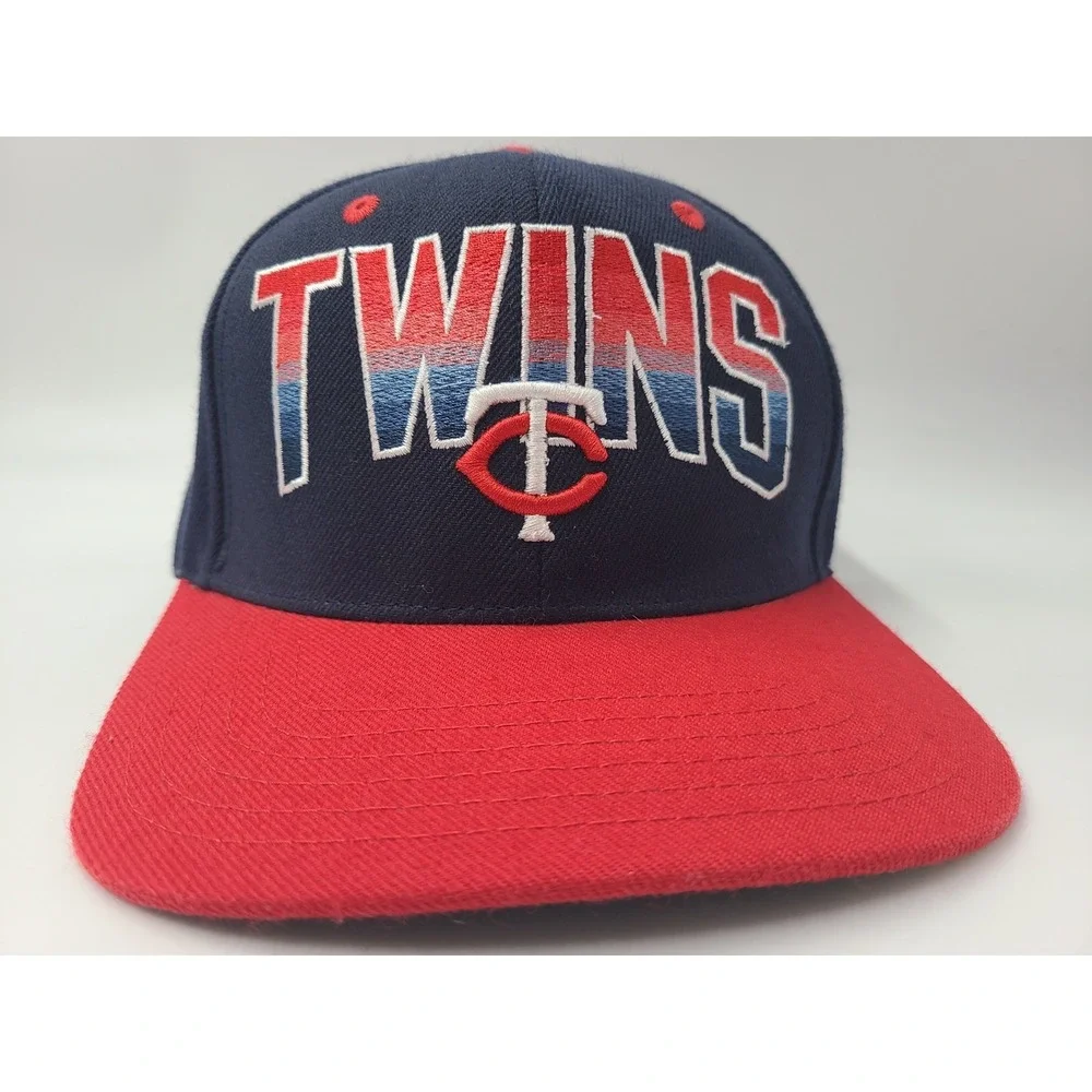 Minnesota Twins American Needle Cooperstown Snapback Hat Cap Wool Blend MLB Blue